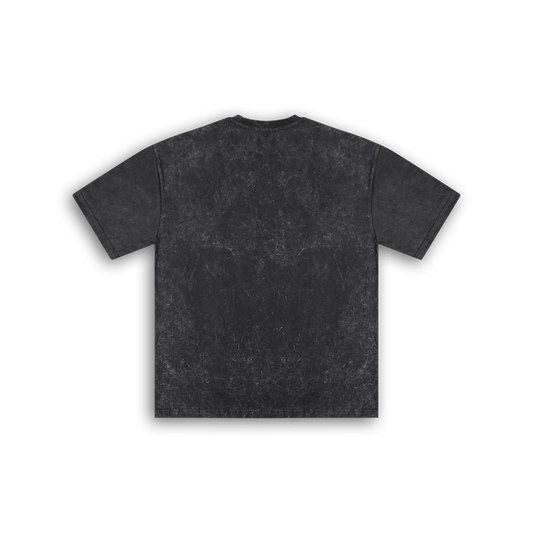Black Acid Wash T-shirt (Black) - SweetGrass Clothing Company