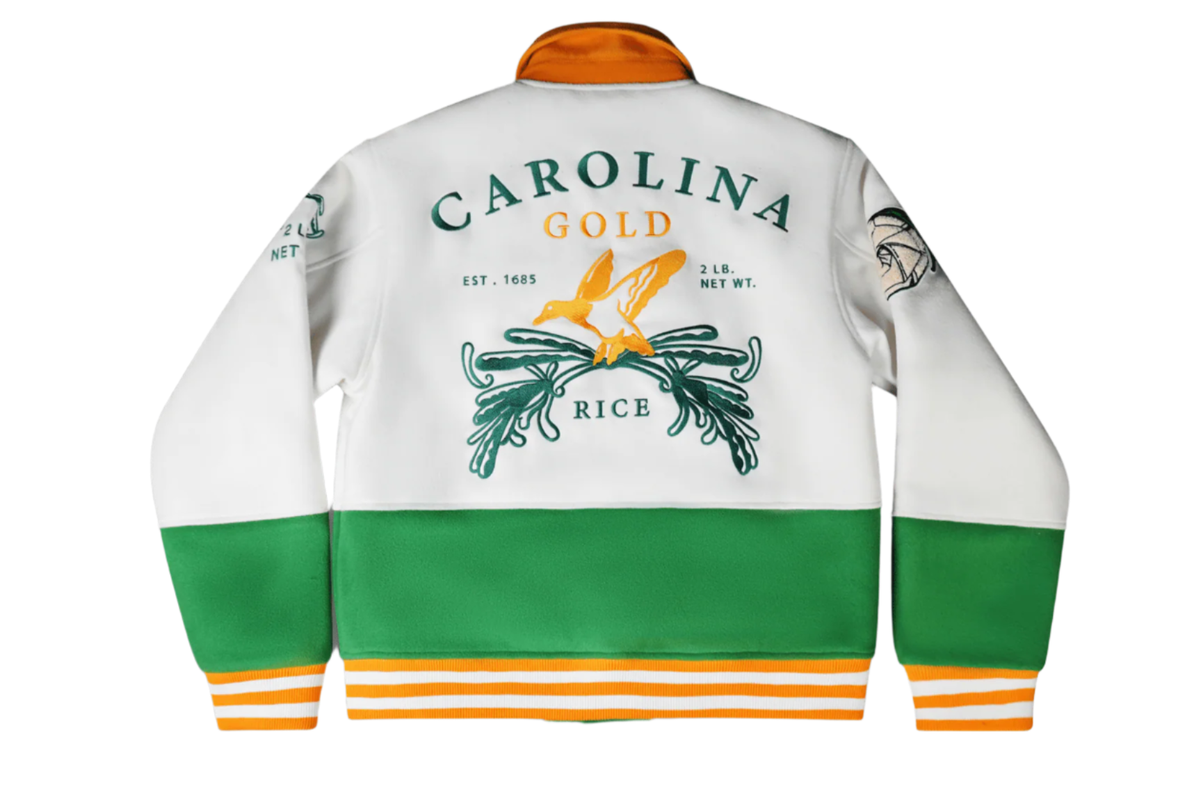 Carolina Gold Letterman Jacket - SweetGrass Clothing Company