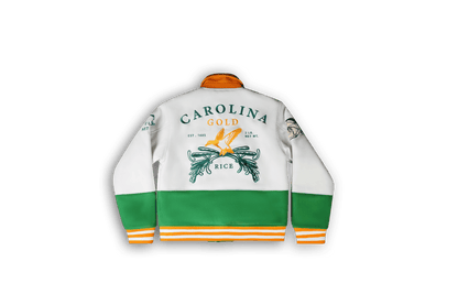 Carolina Gold Letterman Jacket - SweetGrass Clothing Company