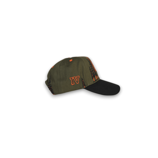 Olive Skyline Snapback - SweetGrass Clothing Company