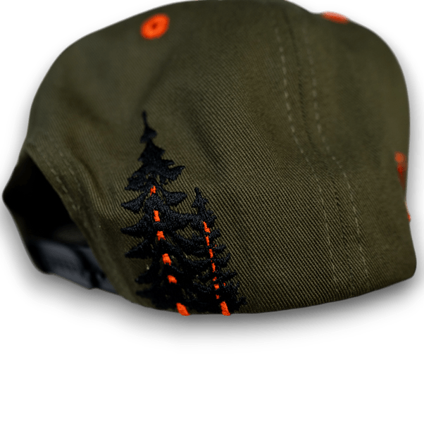 Olive Skyline Snapback - SweetGrass Clothing Company
