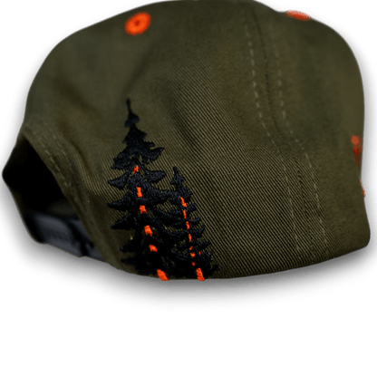 Olive Skyline Snapback - SweetGrass Clothing Company