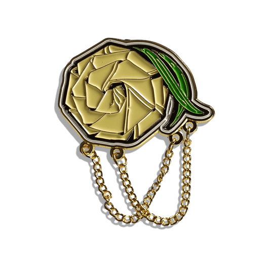 Palmetto Rose Lapel Pin - SweetGrass Clothing Company