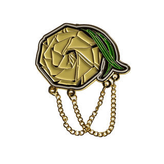 Palmetto Rose Lapel Pin - SweetGrass Clothing Company