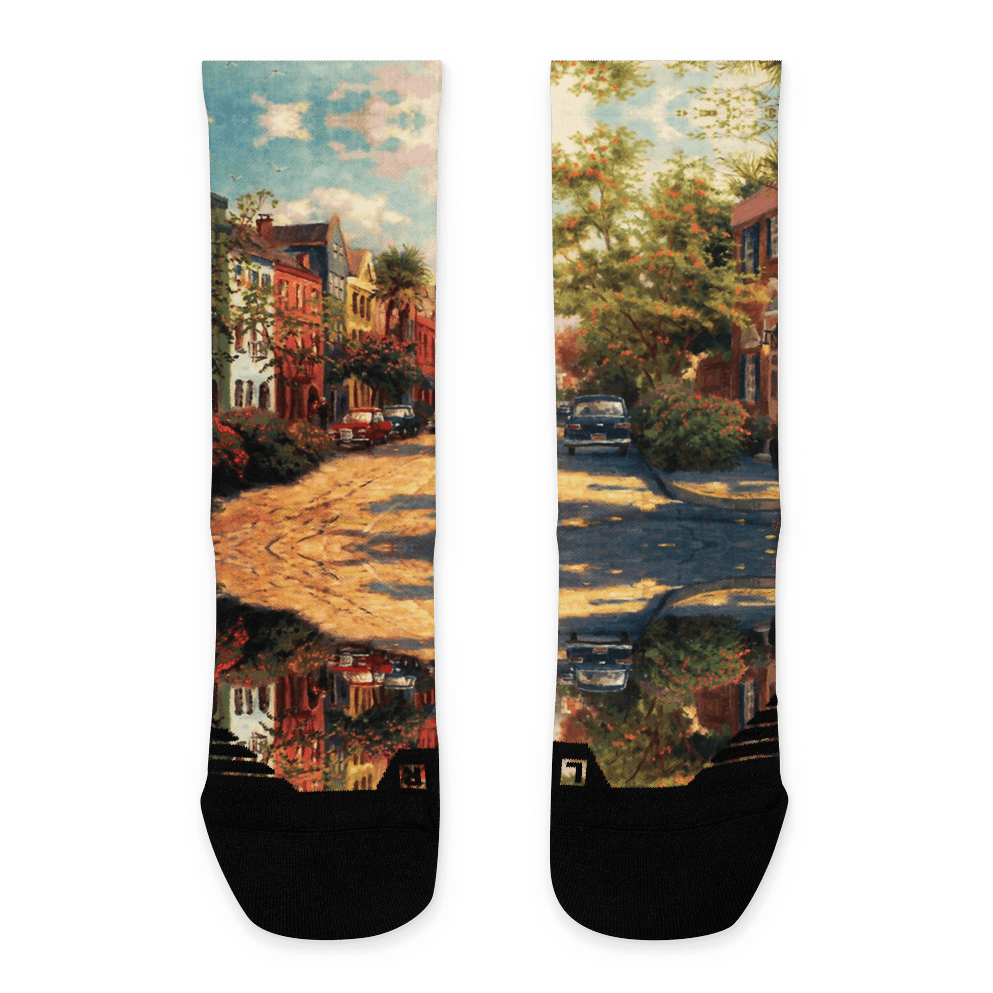 Rainbow Row Long Socks - SweetGrass Clothing Company