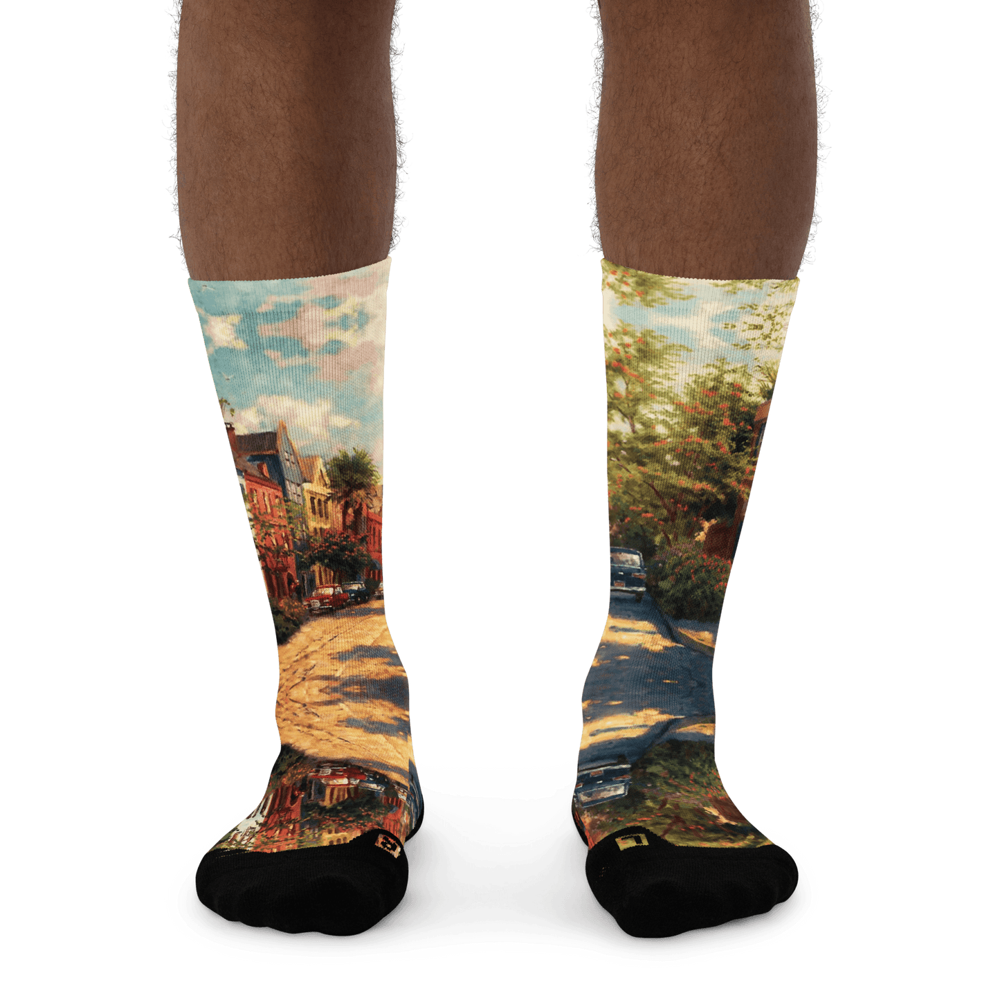 Rainbow Row Long Socks - SweetGrass Clothing Company